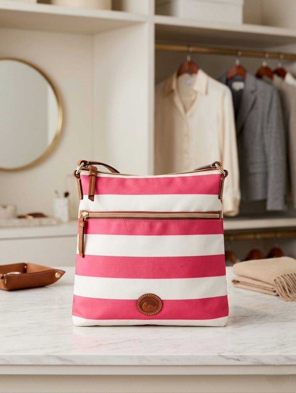 Dooney & Bourke Stripe Crossbody Bag